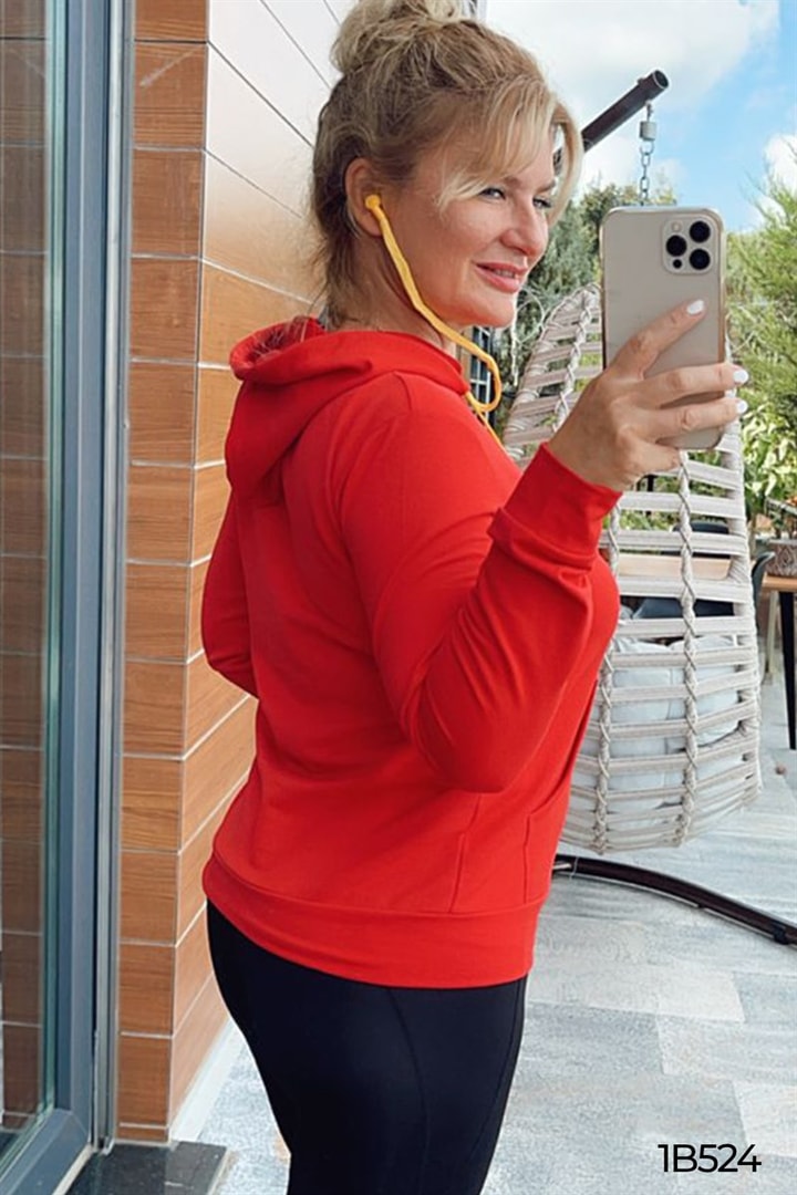 Kulaklık Hediyeli Kapşonlu Sweatshırt