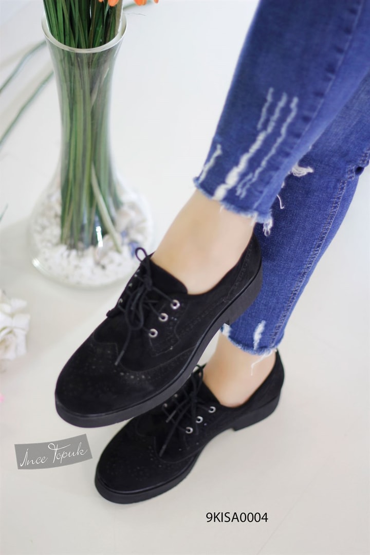 Lazer Kesim Oxford Ayakkabı