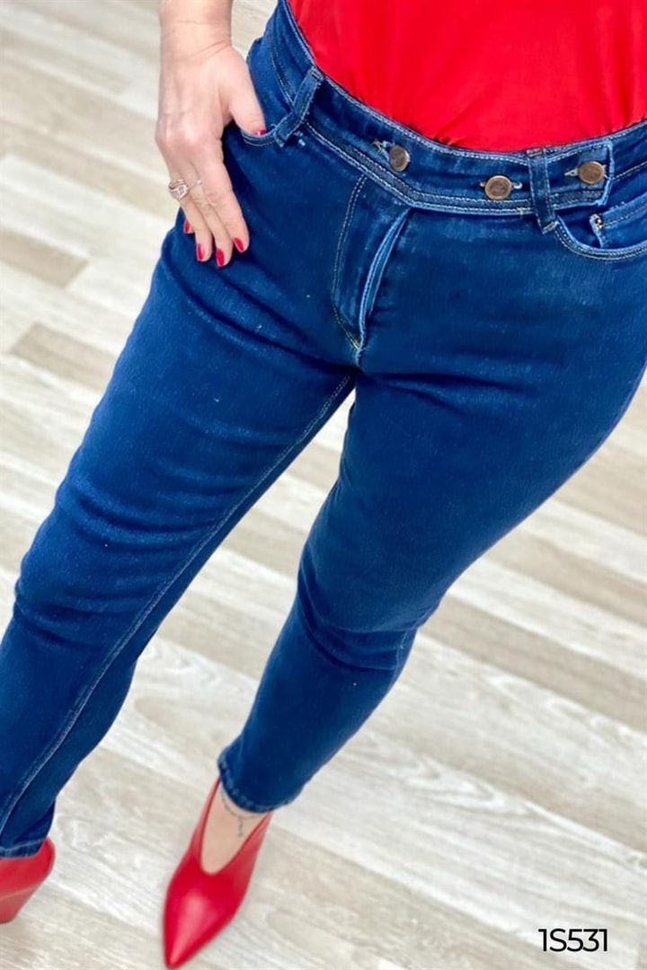 Likralı Boyfriend Kot Pantolon