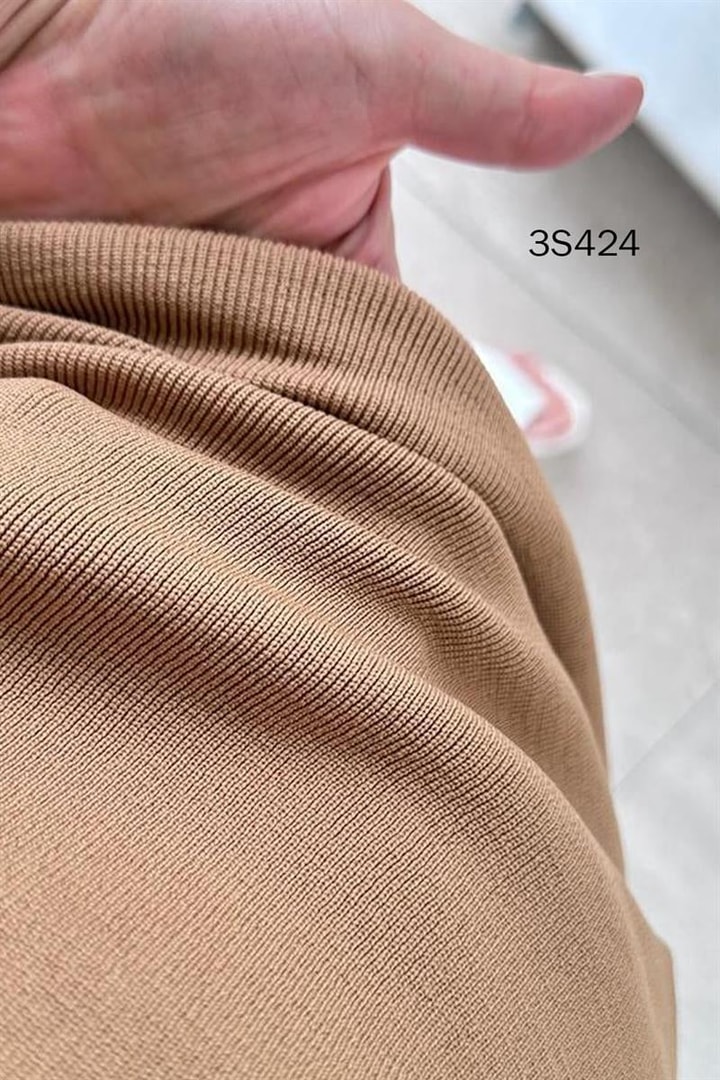 Merdiven Yaka Sıfır Kol Triko Bluz