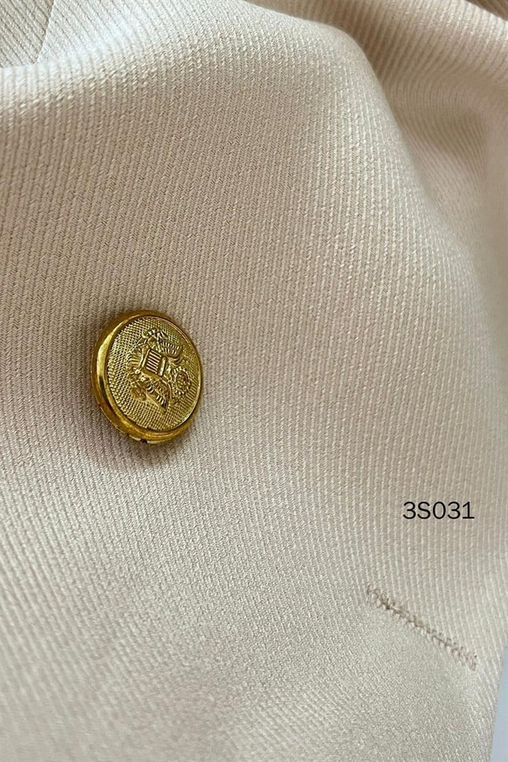 Metal Düğmeli Blazer Ceket