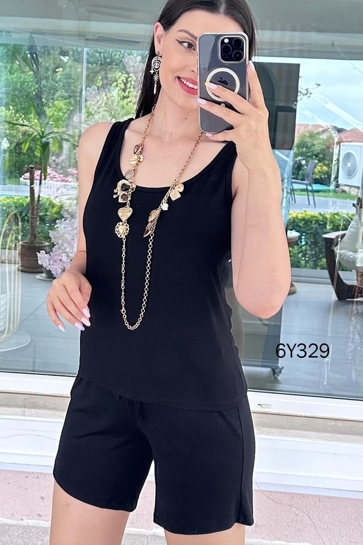 Modal Kumaş Atlet Şort Takım