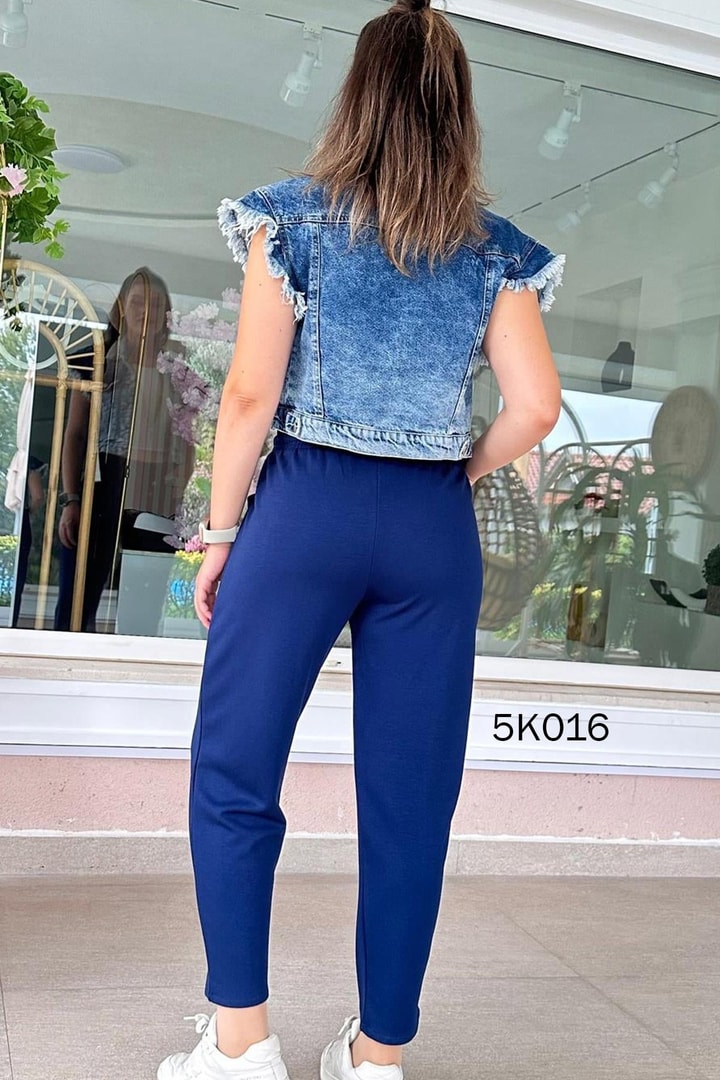 Modal Kumaş Çimalı Eşofman Altı