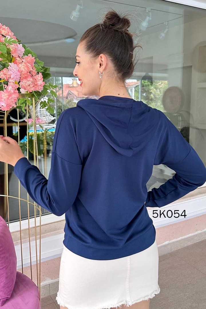 Modal Kumaş Kapşonlu Sweat