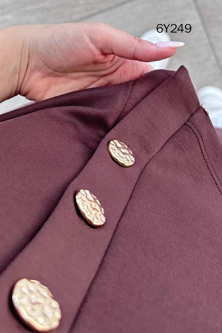 Modal Kumaş Yelekli Takım
