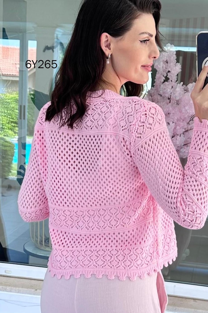 Nakışlı Triko Hırka