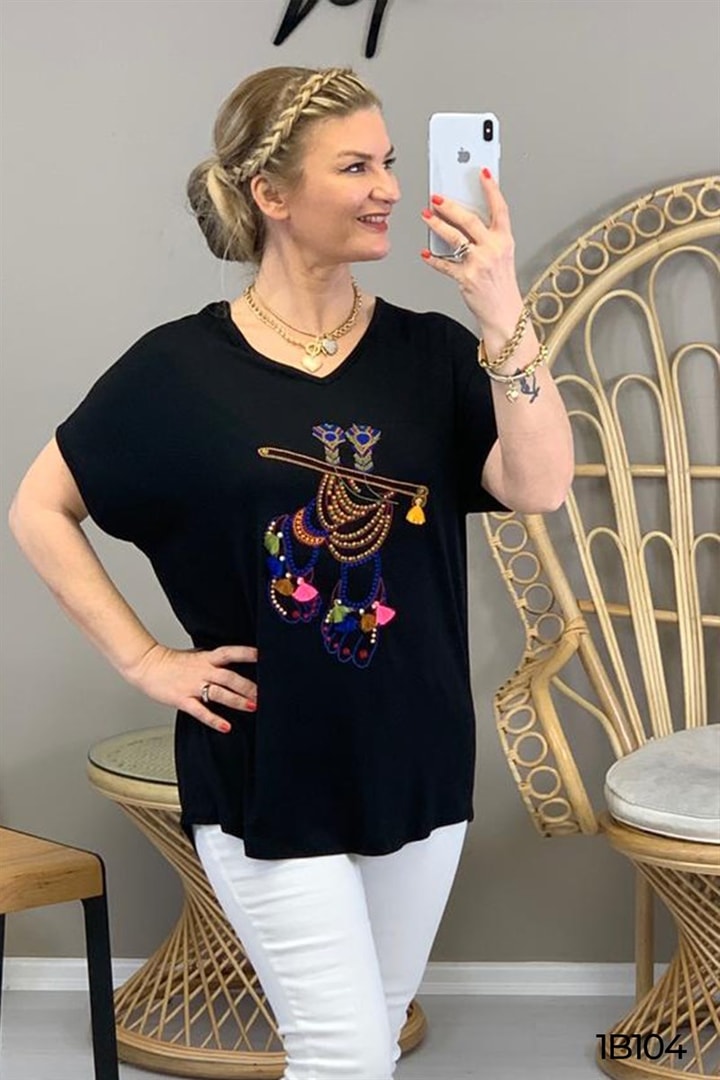 Nakışlı Tshirt