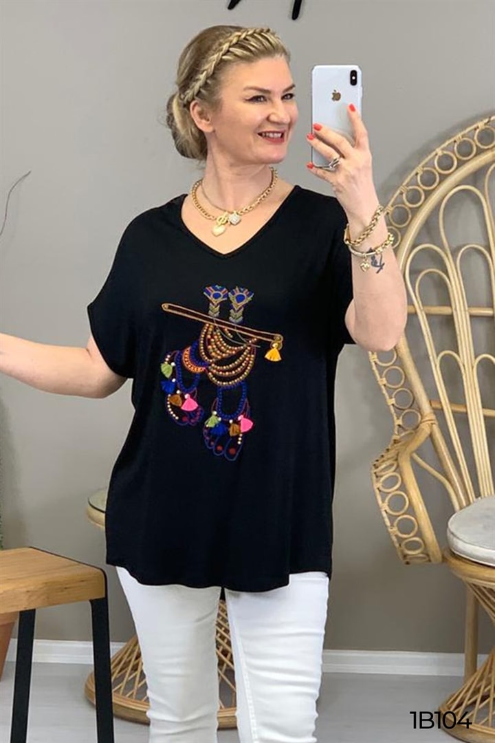 Nakışlı Tshirt