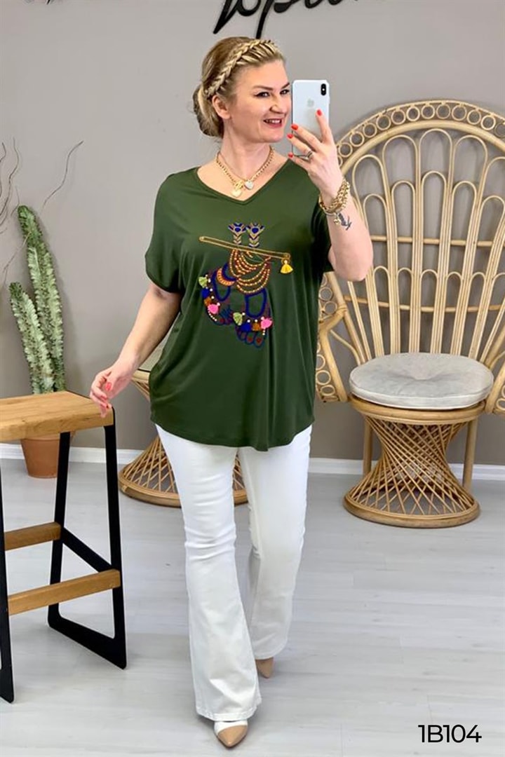 Nakışlı Tshirt