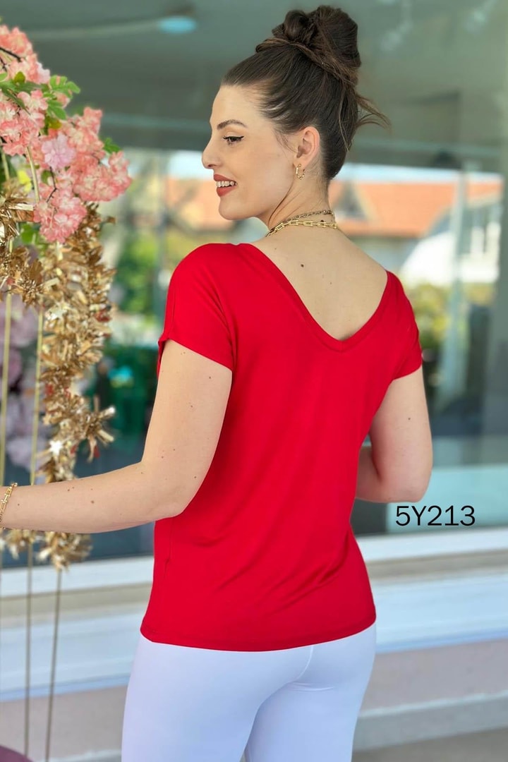 Önlü Arkalı Giyilebilen Bambu Tshirt