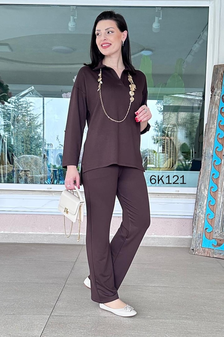 Polo Yaka Kristal 2 İplik Takım
