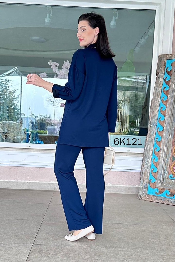 Polo Yaka Kristal 2 İplik Takım