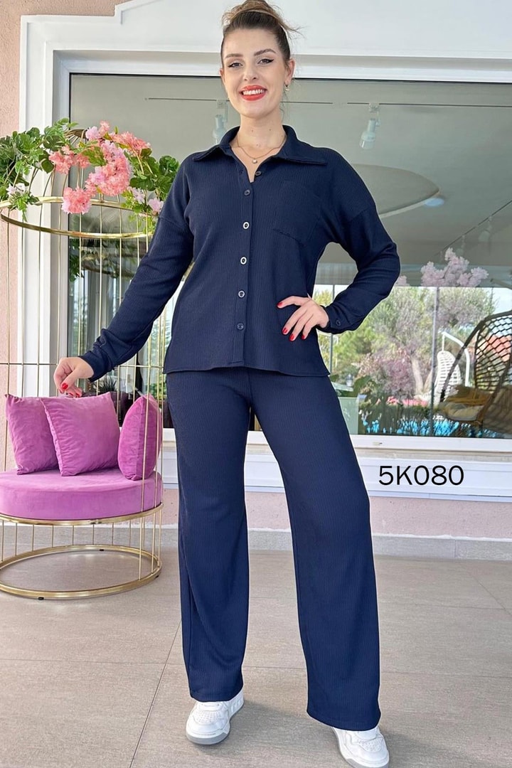 Polo Yaka Lizbon Kumaş 2 Li Takım