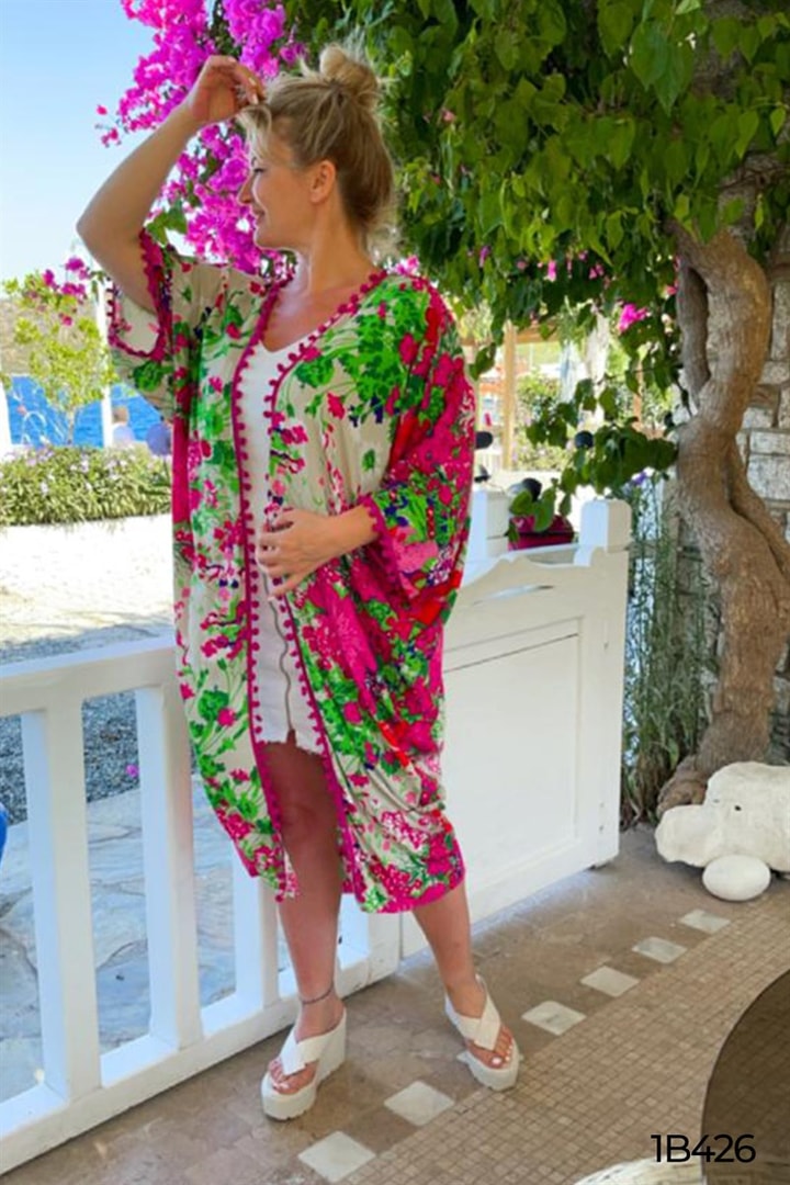 Ponpon Detay Kimono