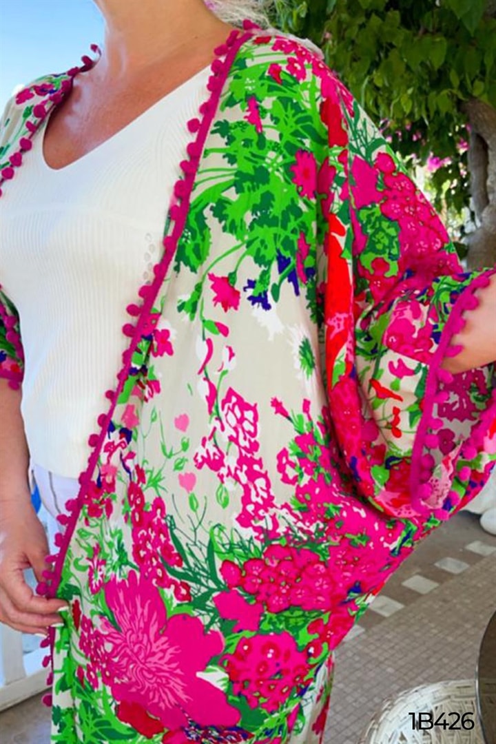Ponpon Detay Kimono