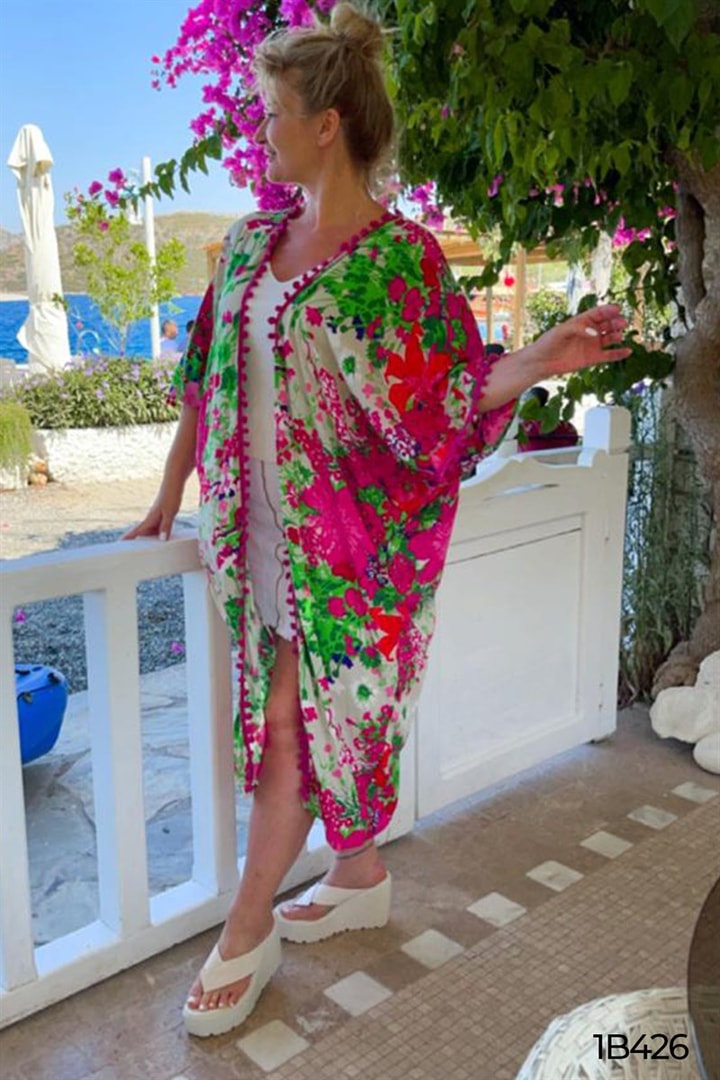Ponpon Detay Kimono