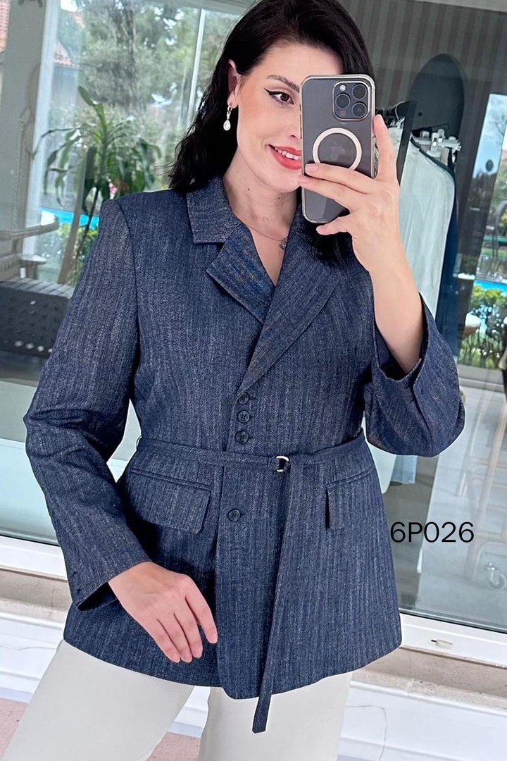Prive Seri Belden Bağlamalı Blazer Ceket