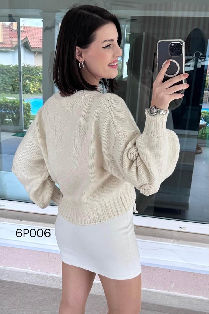 Prive Seri Çıtçıtlı Triko Hırka