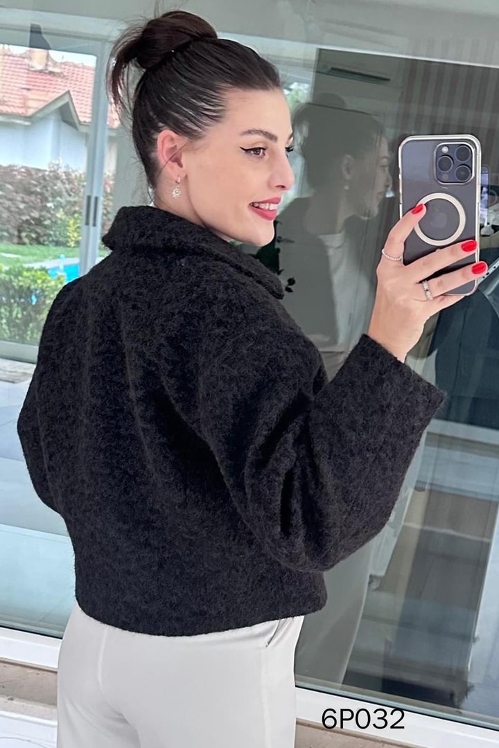 Prive Seri Fermuarlı Kaşe Ceket