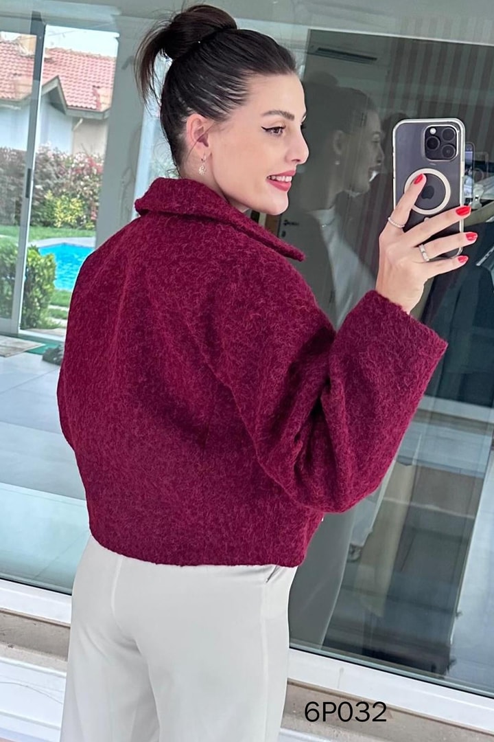 Prive Seri Fermuarlı Kaşe Ceket