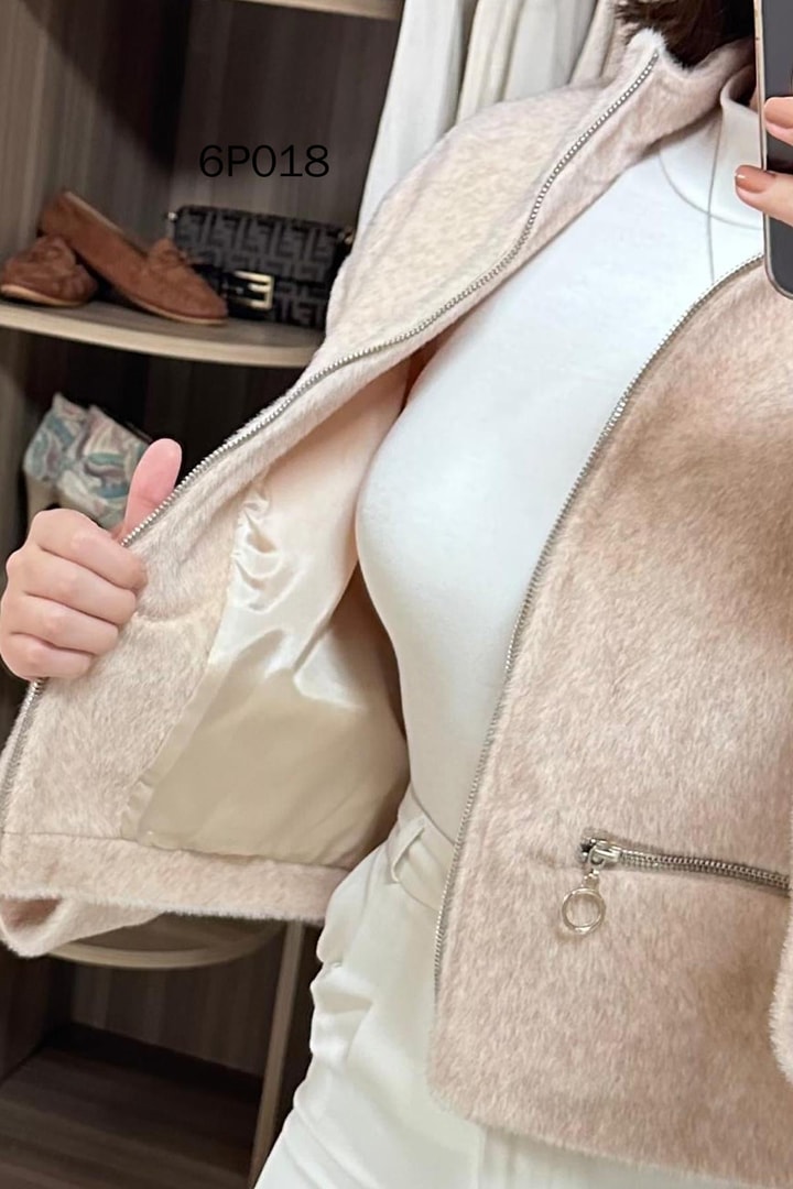Prive Seri Fox Cepleri Fermuarlı Bomber Ceket