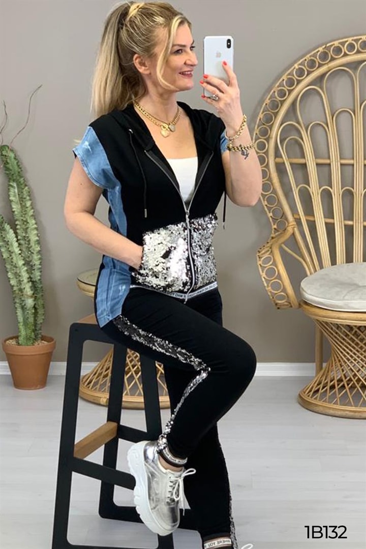 Pul Detay Eşofman Takımı