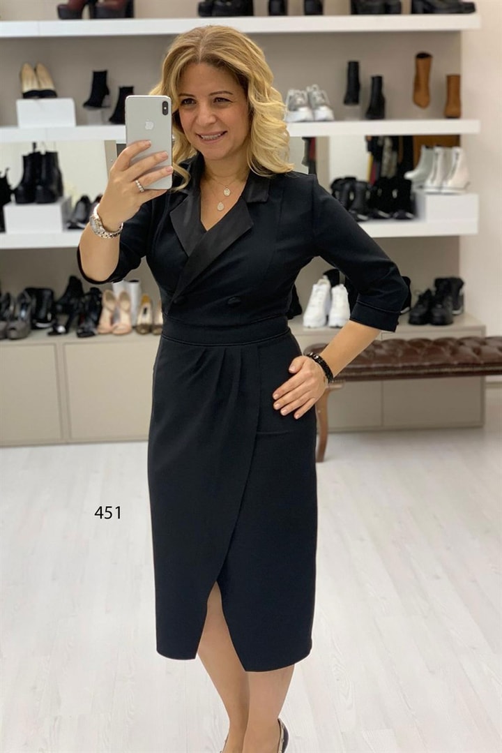 Saten Ofis Elbise