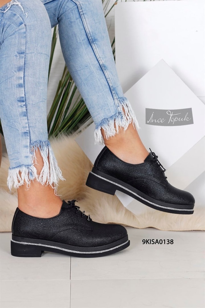 Simli Oxford Ayakkabı