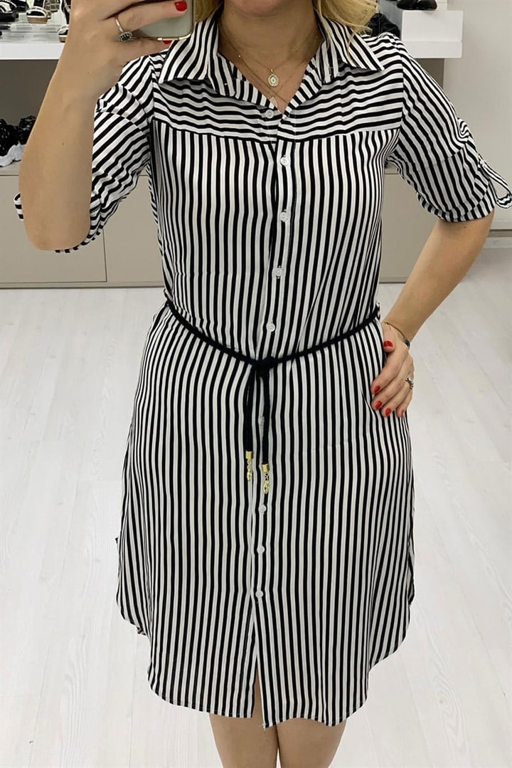 Style- Çizgili Elbise
