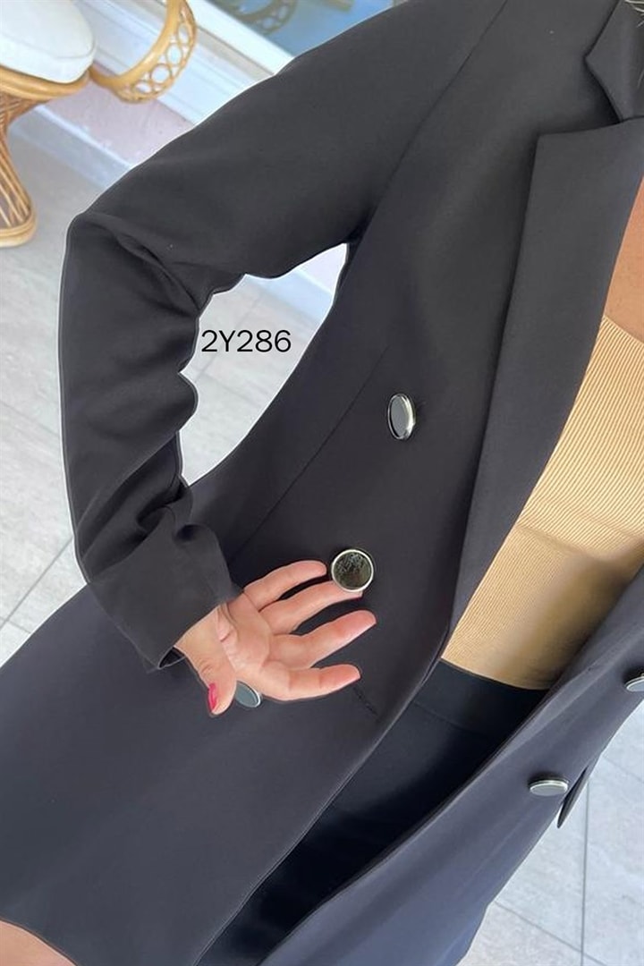 Süs Cepli Blazer Ceket