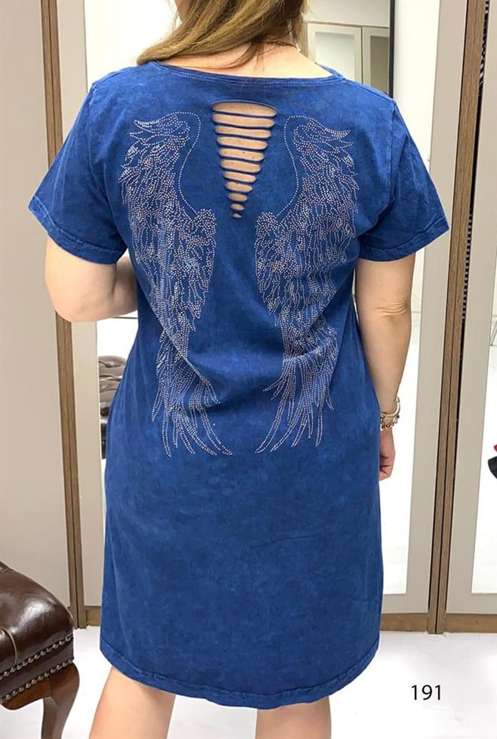 Taş Baskılı Elbise
