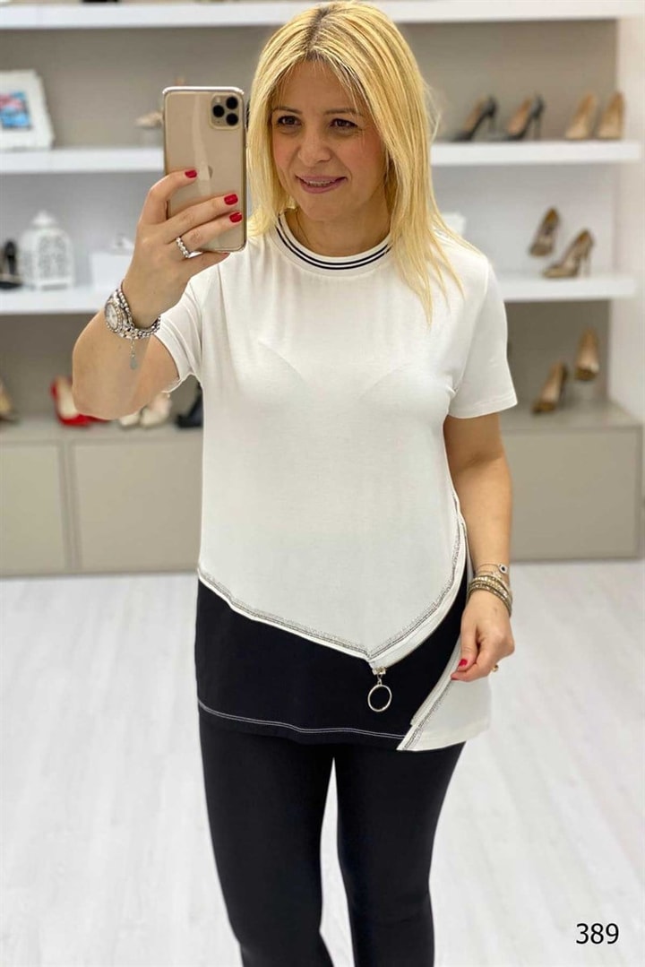 Taş İşlemeli Blıuz