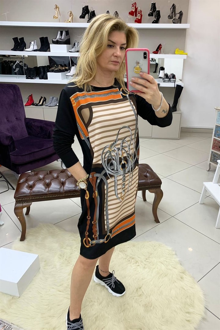Taşlı Elbise