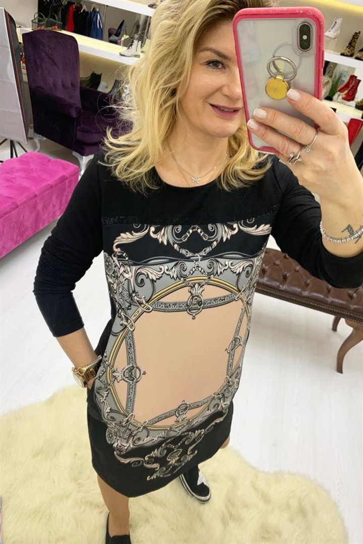 Taşlı Elbise