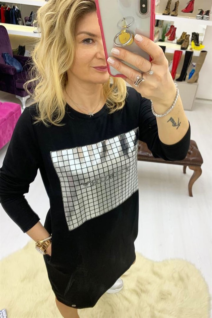 Taşlı Elbise
