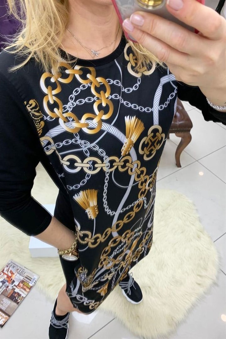 Taşlı Elbise