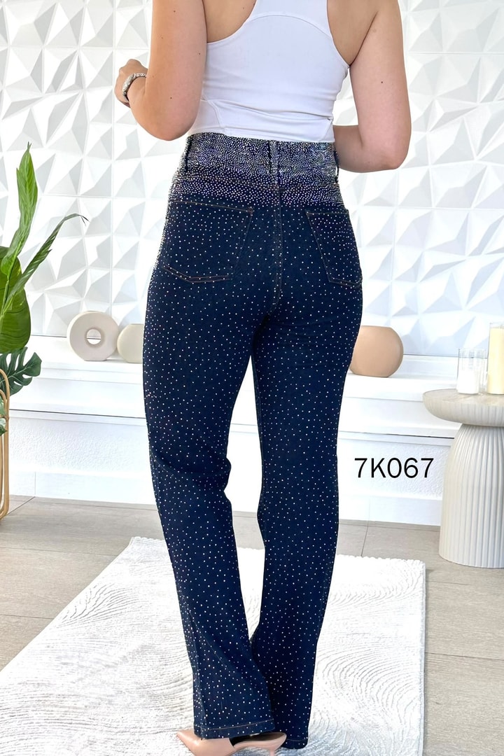 Taşlı Kot Pantolon