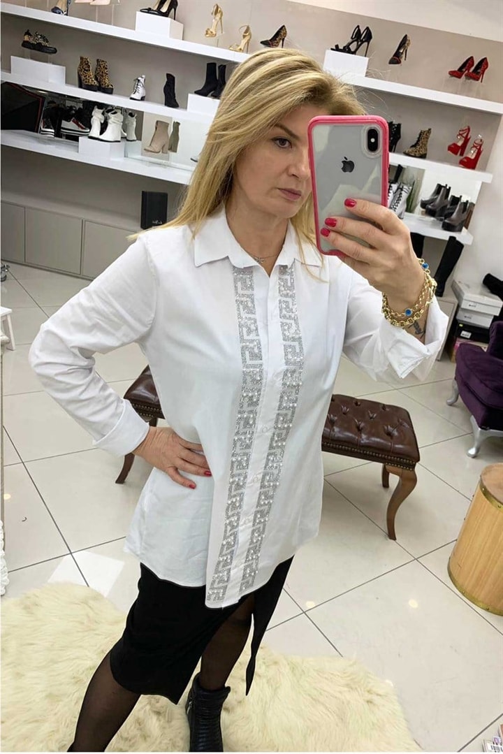Taşlı Tunik Gömlek