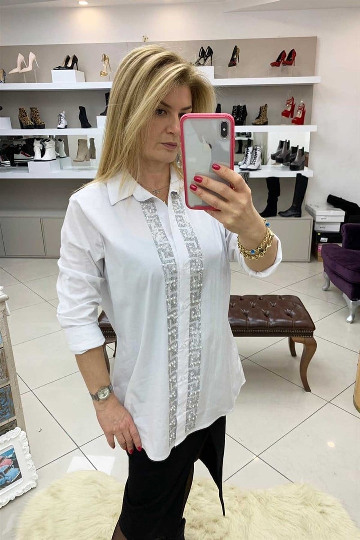 Taşlı Tunik Gömlek