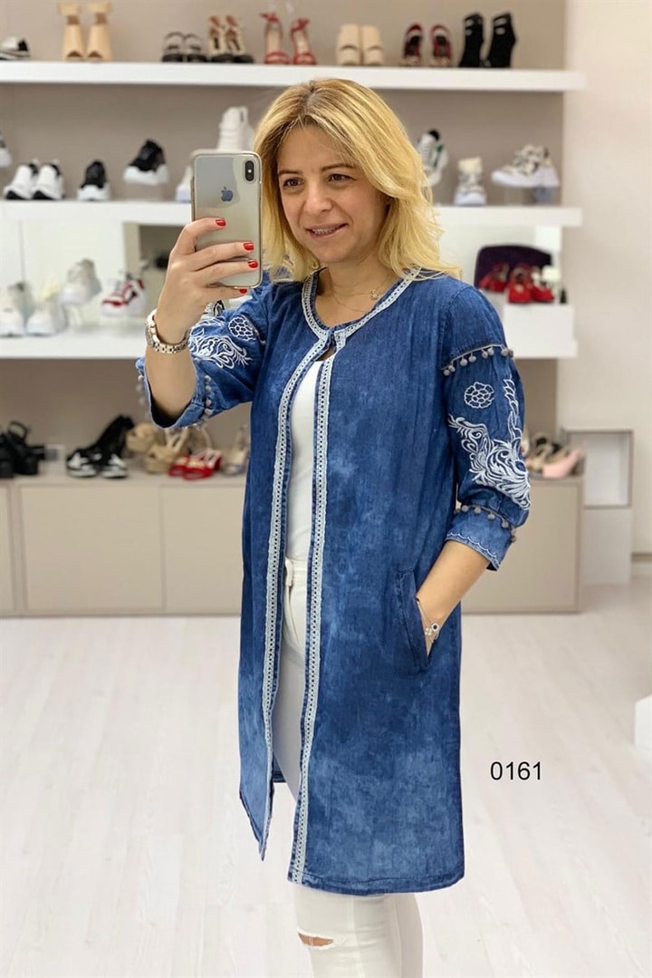 Tery- Nakış İşlemeli Tunik Ceket