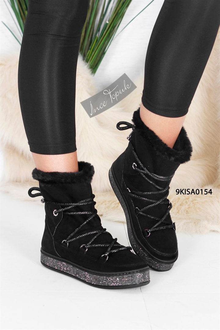 Tüylü Taş İşlemeli Bot