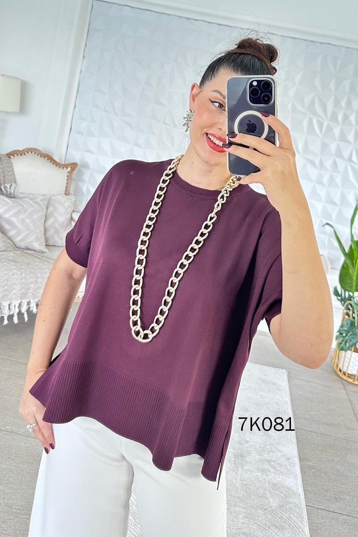 Yarasa Kol Triko Bluz