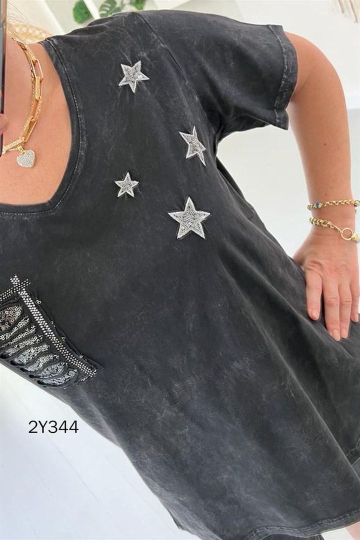 Yıldız Baskılı Capri Takım