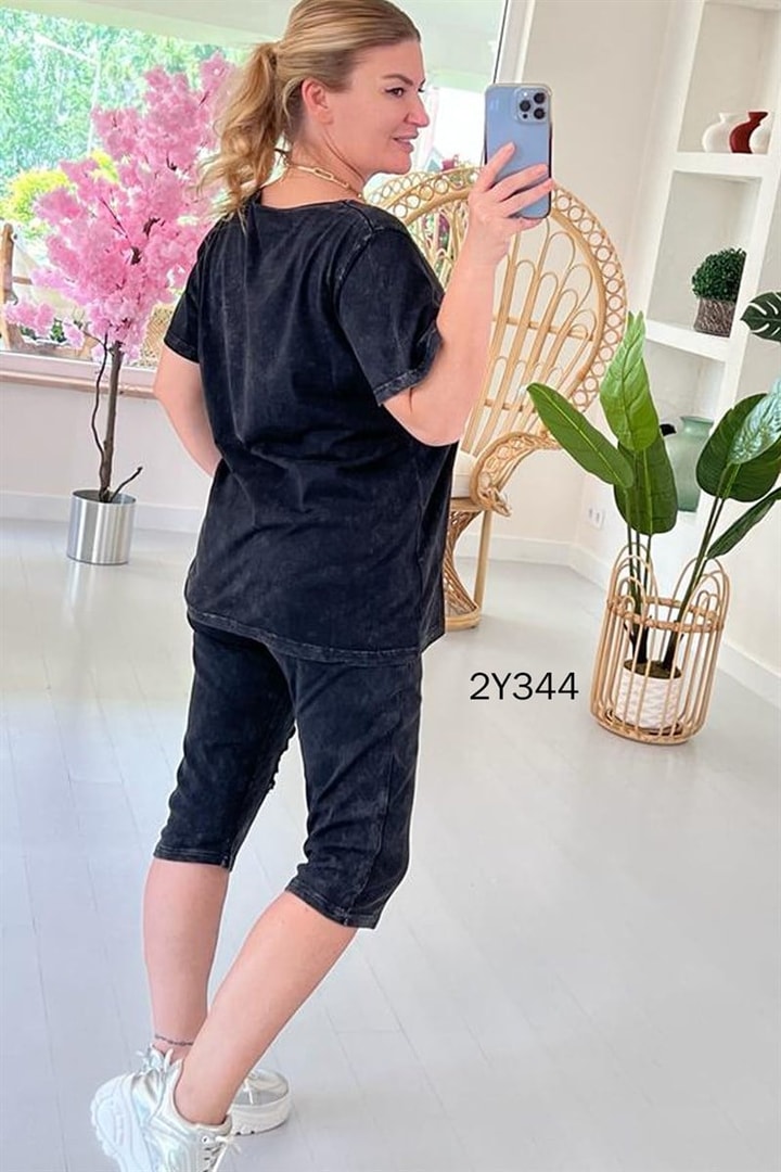 Yıldız Baskılı Capri Takım