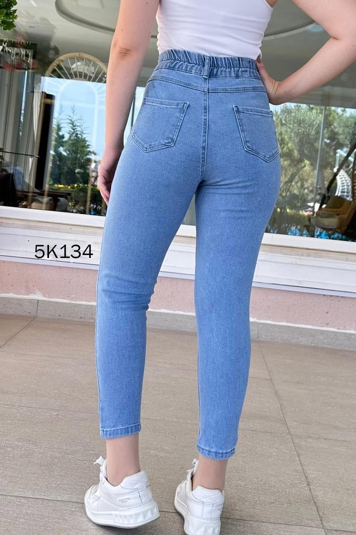 Yüksek Bel Havuç Kot Pantolon