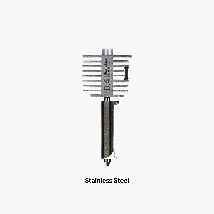 Bambu Lab A1 Serisi 0.4 mm Paslanmaz Çelik Hotend Nozul (Nozzle) – FAH007