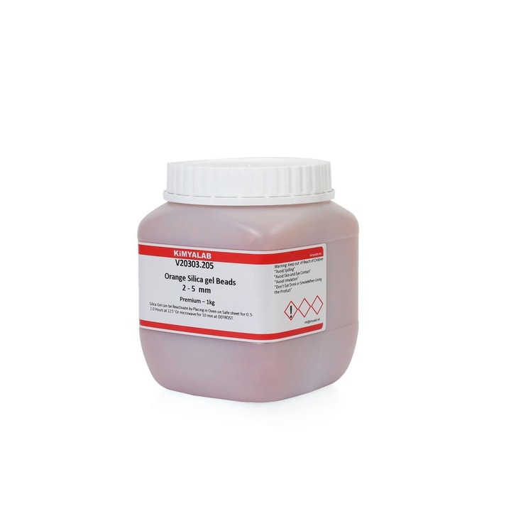 Kimya Lab Silikajel Turuncu Nem Alıcı 1 Kg - Küf Önleyici İndikatörlü
