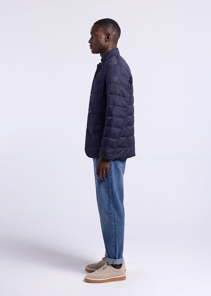 Erkek Slim Fit Lacivert Mont