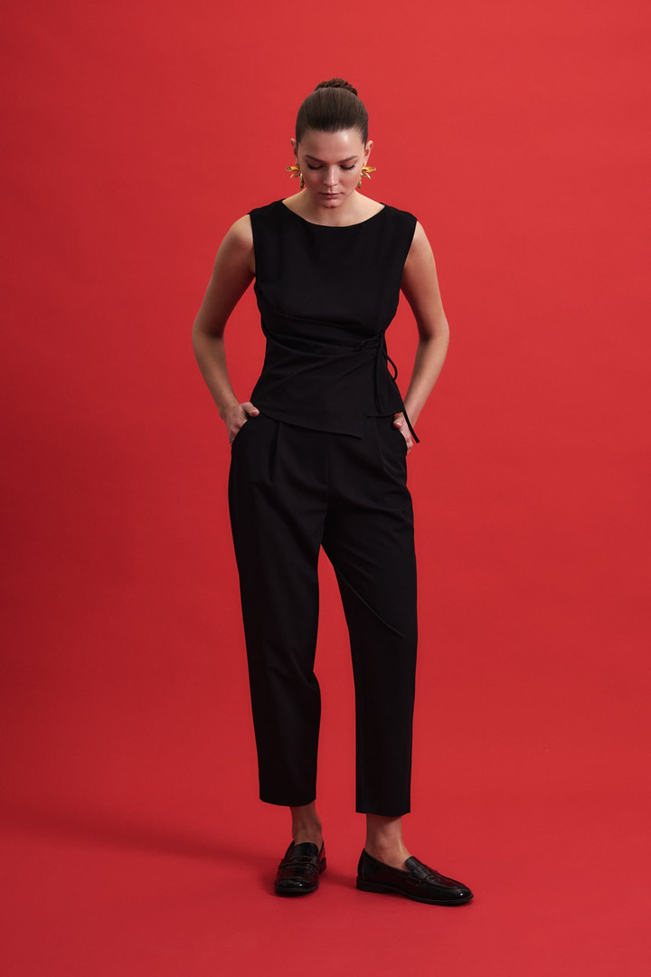 Lena Havuç Pantolon - Siyah