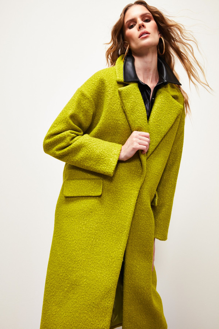 Uzun Buklet Kaban - YAĞ YEŞİLİ